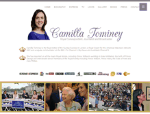 Tablet Screenshot of camillatominey.com